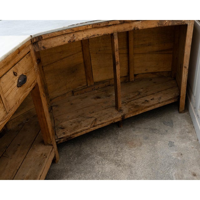 Antique Italian Counter with Marble Top, 19th Century For Sale - Image 14 of 18