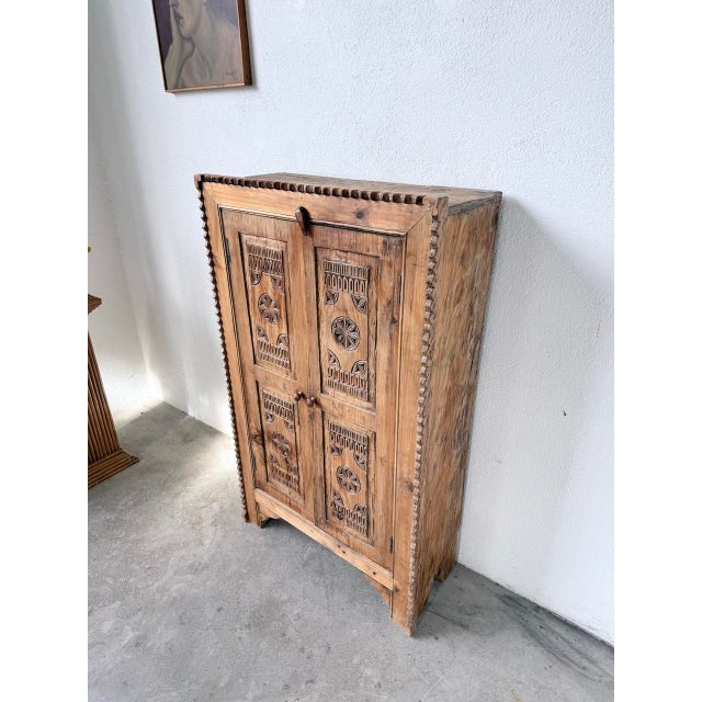 Small Folk Art Cabinet, 1960s For Sale - Image 10 of 18