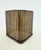 Brass Vintage Woven Brass Metal Tissue Box Cover For Sale - Image 8 of 11