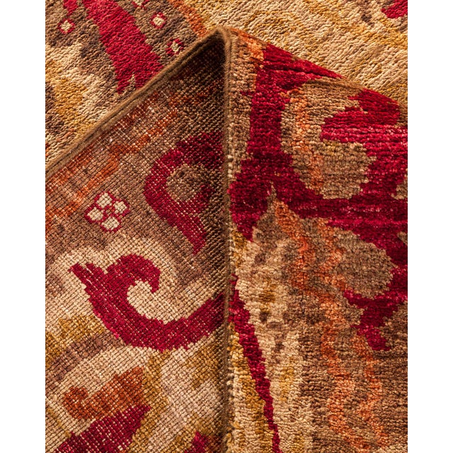 Suzani Collection Hand-Knotted Area Rug - 8' 1" X 10' 4" For Sale In New York - Image 6 of 10