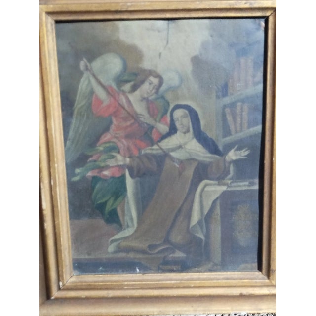 Saint Teresa of Ávila, 18th Century, Oil on Copper For Sale - Image 3 of 9