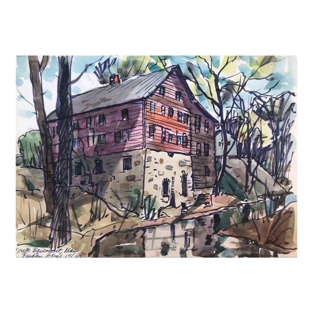 1963 Norman Kent Egremont Massachusetts Painting For Sale