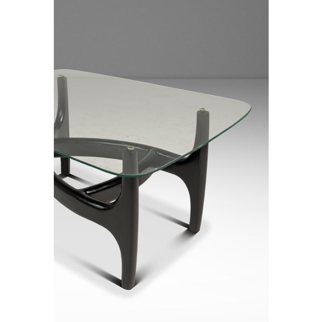 Set of Two (2) MCM Sculptural Biomorphic Side Tables / End Tables After Adrian Pearsall for Craft Associates in Ebony, Usa, C. 1960s For Sale - Image 16 of 18