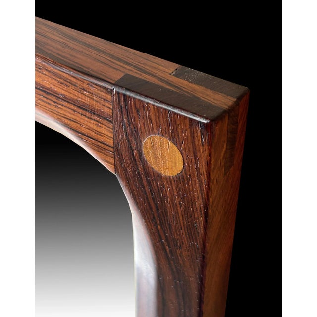 This is a super large Solid Santos Rosewood framed wall mirror, great quality and very good condition by the best of...