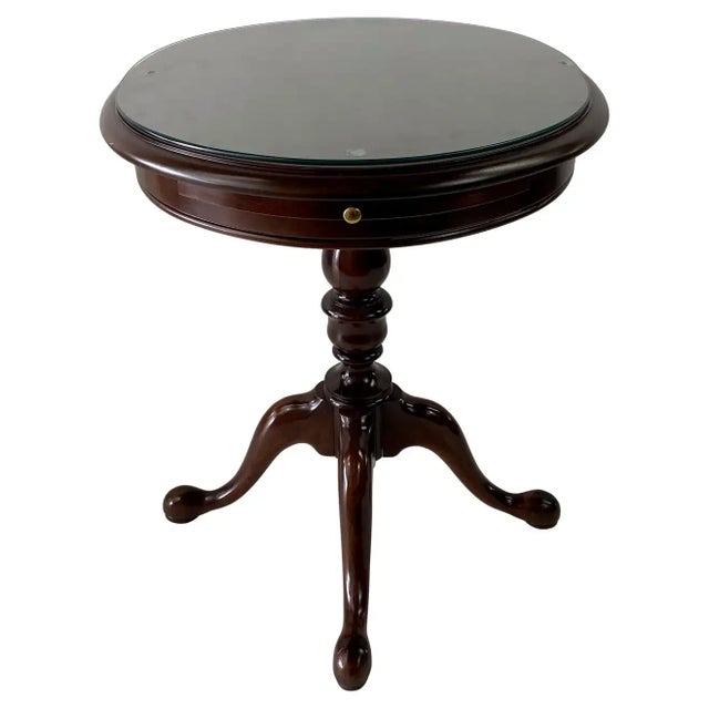 Georgian Style Tri -Leg Mahogany Gueridon, Side or End Table For Sale - Image 12 of 12