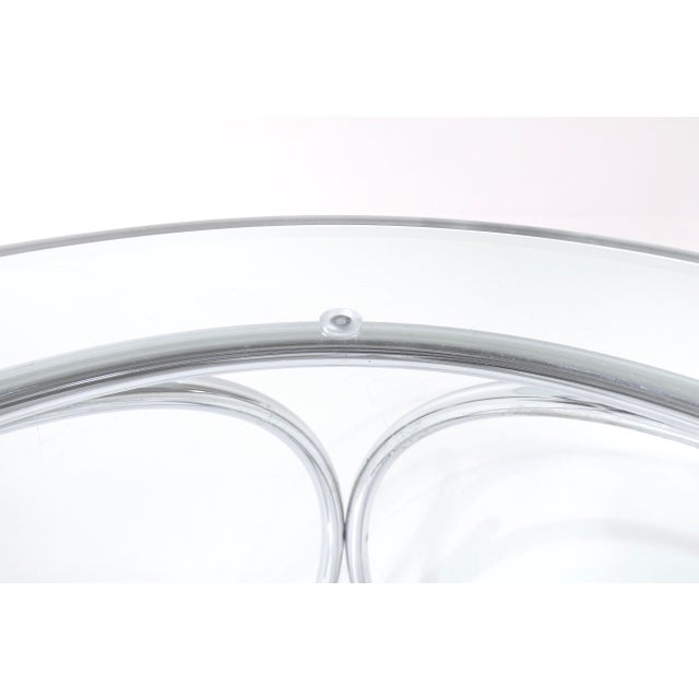 Metal Vintage Swiss Side Table by Paul Tuttle, 1970 For Sale - Image 7 of 18