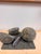 1980s Vintage Hand Painted Terracotta Studio Sculpture of Melons & Cutting Knife on Board, Signed Gayle Fitchinger For Sale - Image 5 of 10