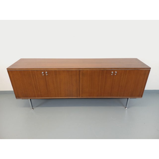 Vintage Sideboard in Rosewood and Chrome-Plated Metal by Alain Richard, 1960s For Sale - Image 12 of 18