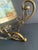 Large Antique French or Austrian Figural Art Glass Cache Pot Jardiniere in Bronze Cradle Stand & Bronze Rim For Sale - Image 10 of 14