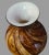 Late 20th Century Mid-Century Modern Attributed Murano Style Blown Spiraled Art Glass Earth Colors Vase For Sale - Image 5 of 7