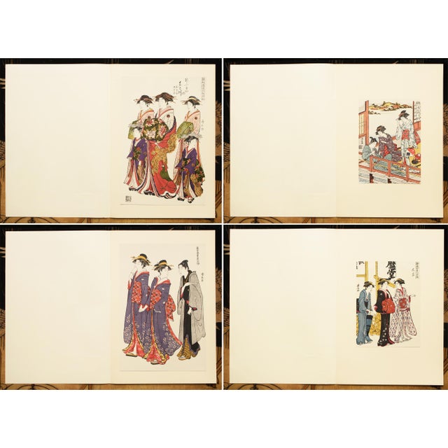 Rare XL 1964 Kiyonaga, First Edition Collection of 24 Masterpieces in an Original Case and Box For Sale - Image 12 of 18