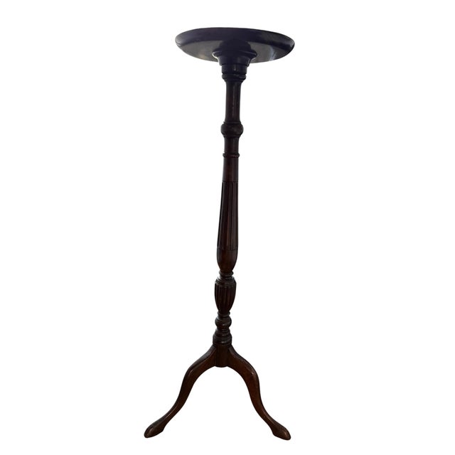 Antique Georgian Mahogany Torchère Stand, 1900 For Sale - Image 4 of 12