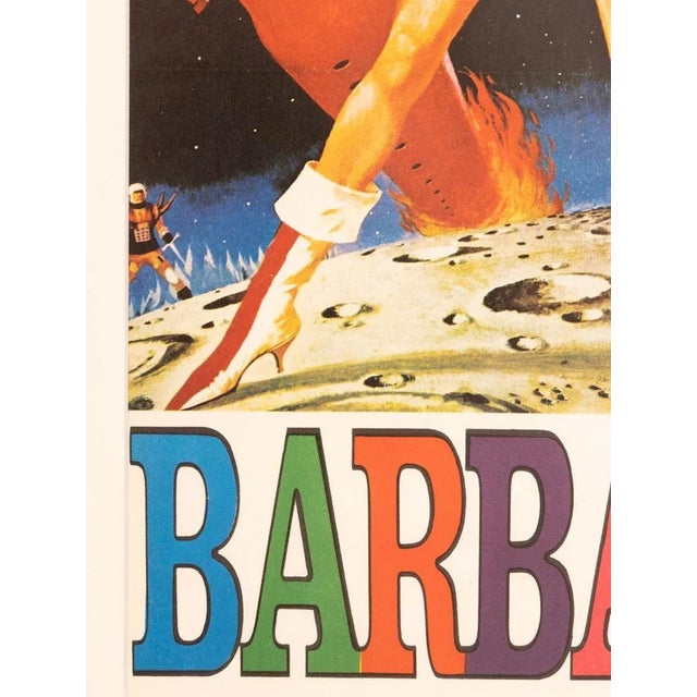 Black Barbarella Poster with Jane Fonda For Sale - Image 8 of 14