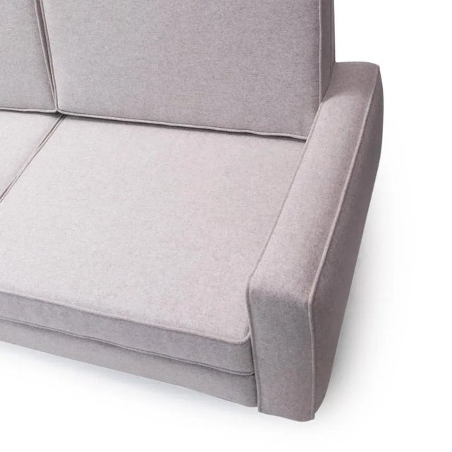 Beige Vintage Sofa by Florence Knoll Bassett for Wohnbedarf For Sale - Image 8 of 11