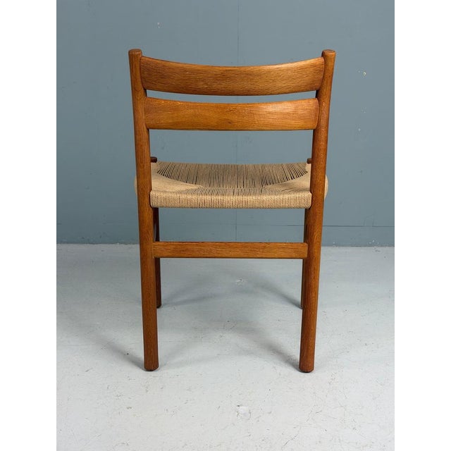 Brown BM-1 Dining Chairs in Oak by Børge Mogensen for C.M Møbler, 1947, Set of 4 For Sale - Image 8 of 17