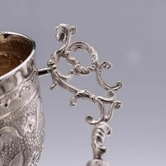 Metal Silver Wedding Wager Cup, London, 1973 For Sale - Image 7 of 18