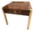 Mid 19th Century Beautiful Burl and Golden Brass Side Table by Century Furniture For Sale