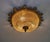 Mid-Century Modern Ornate Textured Glass Flush Mount, 1960s For Sale - Image 11 of 18