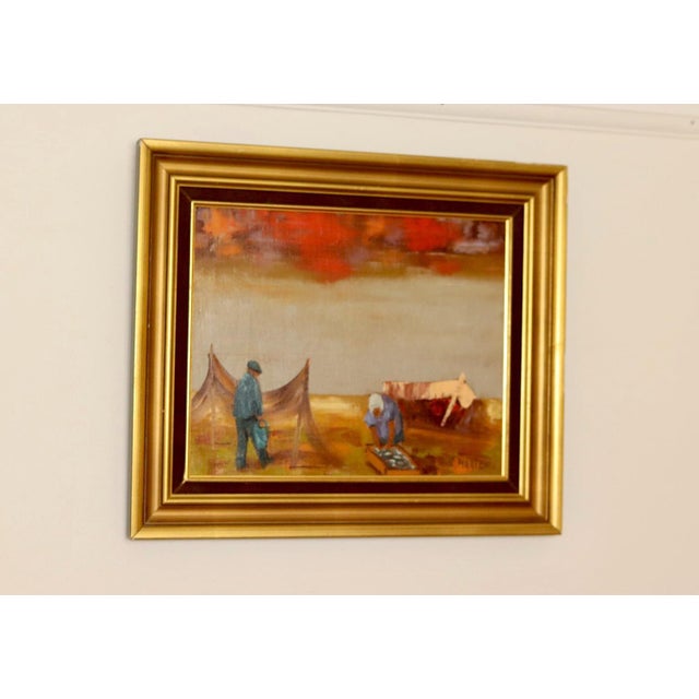 Kai Morten Glud, Sea View, 1950s, Oil, Framed For Sale - Image 9 of 10