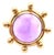 1980s Tiffany & Co. Paloma Picasso Yellow Gold Large Amethyst Pin Brooch For Sale