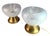 Metal Large Murano Glass Table Lamps, Set of 2 For Sale - Image 7 of 12