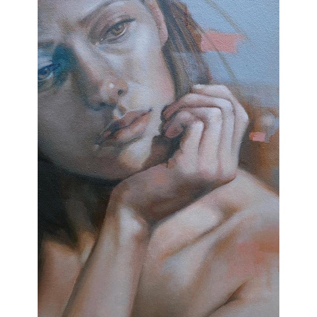 Al saralis – autumn breeze ii (2025) oil on canvas, 59 x 51 inches (150 x 130 cm) this evocative oil painting by british...