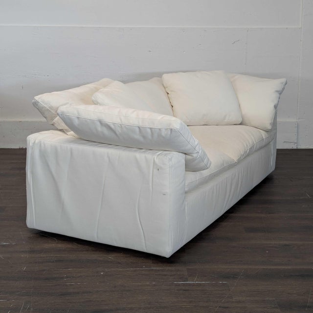 2010s Restoration Hardware Cloud 7-Foot Sofa For Sale - Image 5 of 9