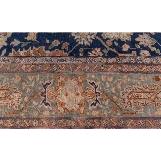 Persian Persian Sultanabad Rug For Sale - Image 3 of 7