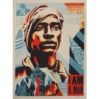 Shepard Fairey (Obey), Voting Rights Are Human Rights, Original Signed and Numbered Screenprint For Sale