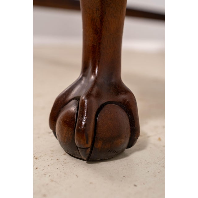 Hickory Chair Company Queen Size Claw Foot Mahogany Bed For Sale - Image 12 of 18