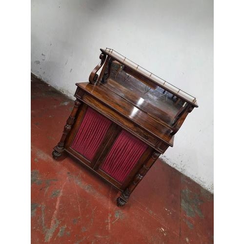 Brown William IV Bookcase in Rosewood For Sale - Image 8 of 8
