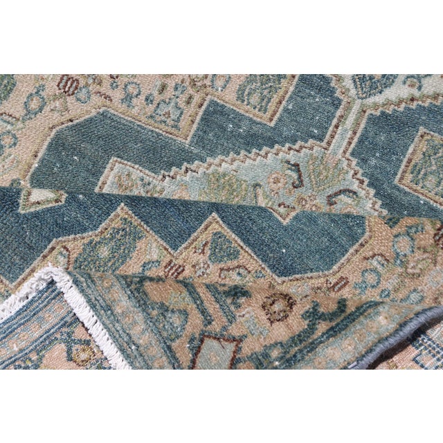 Antique Persian Fine Senneh Rug With Medallion's 3'10 X 5'1 For Sale - Image 11 of 12