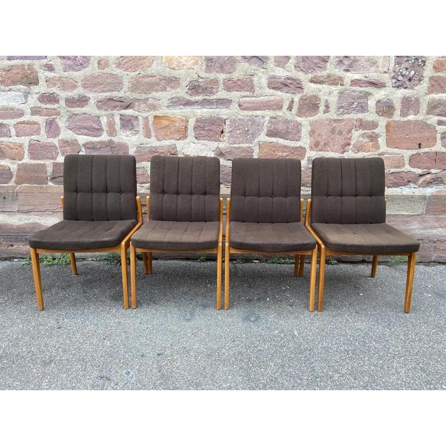 Scandinavian Lounge Chairs from Fröscher KG, 1960s, Set of 4 For Sale - Image 17 of 17