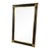 Vintage Black & Gold Regency or Empire Style Beveled Mirror For Sale