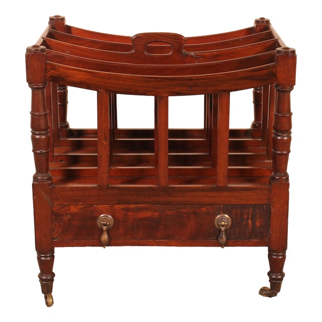Canterbury in Mahogany, England, 19th Century For Sale