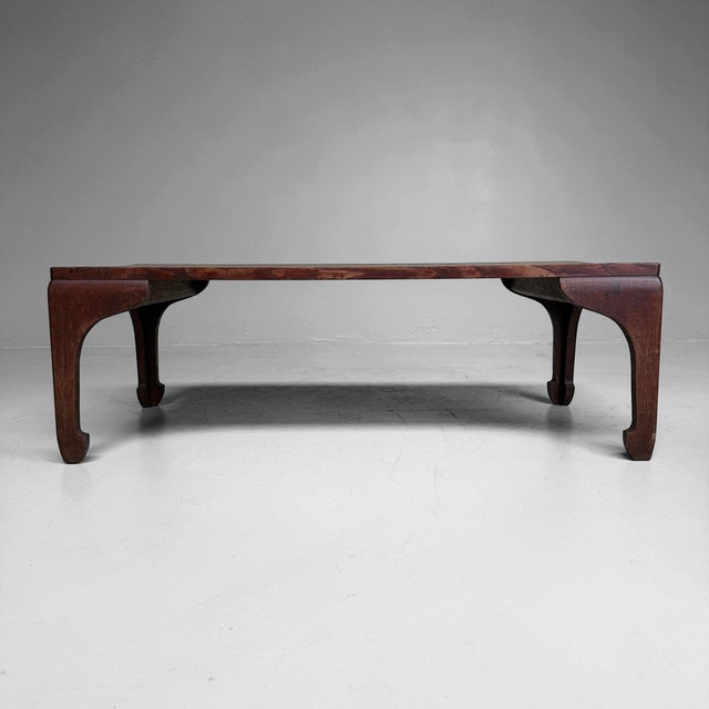 Low Antique Japanese Zataku Table, 1920s For Sale - Image 4 of 11
