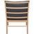 Vintage Colonial Chair in Ash and Black Leather by Ole Wanscher, 2000s For Sale - Image 9 of 14