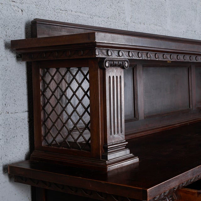 19th Century Antique Credenza with Plate Rack by Maggini Recanati, 1800s For Sale - Image 5 of 18