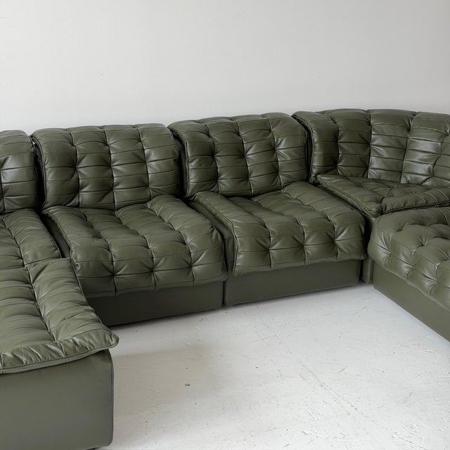 Mid-Century Modern 1980s Ds-11 Patchwork Modular Sectional by De Sede For Sale - Image 3 of 9