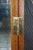 Wood Mid Century Henredon Scene One Oak Campaign Curio Display Cabinet Vitrine 1979 For Sale - Image 7 of 18