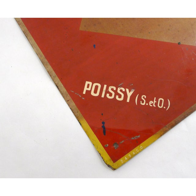 Mid-Century Modern Mid-Century Dalami Advertising Sign in Sheet Metal, France, 1950s For Sale - Image 3 of 13