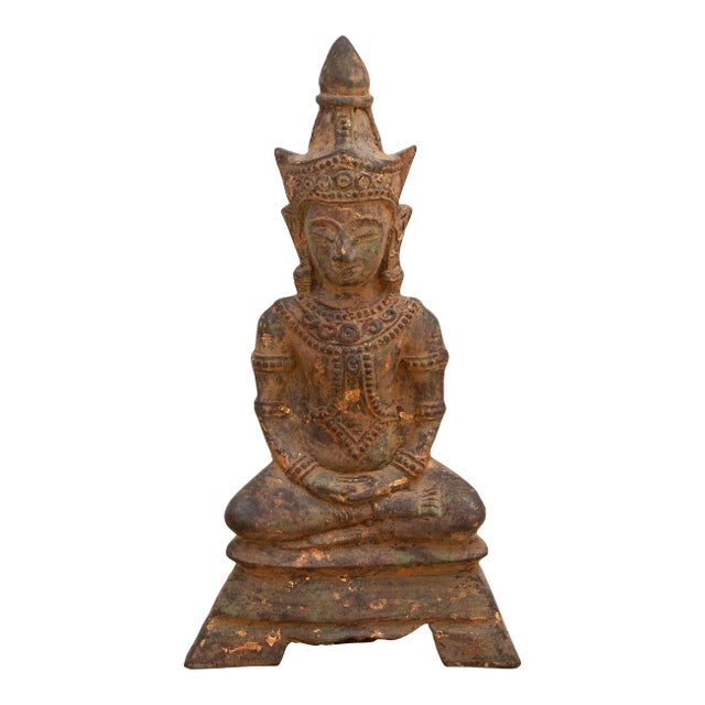 18th Century Thai Bronze Buddha For Sale