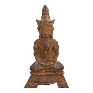 18th Century Thai Bronze Buddha