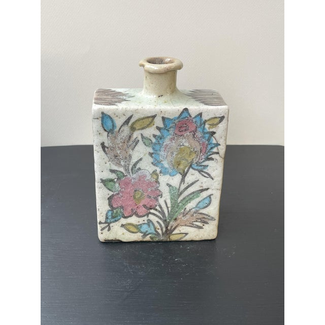 White Small White Qajar Vases, Set of 2 For Sale - Image 8 of 10