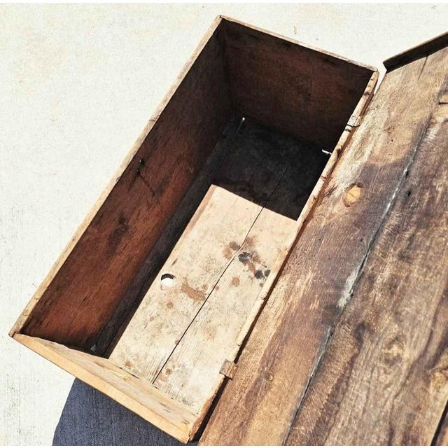 Antique Hand-Carved Trunk / Blanket Chest For Sale - Image 6 of 6