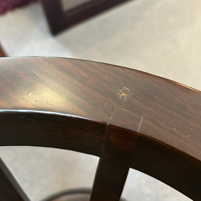 Wood Edward Wormley for Dunbar "Sheaf of Wheat" Side Table With Glass Top 1960s For Sale - Image 7 of 10