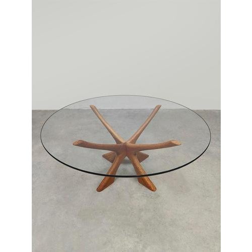 1960s Vintage T118 Round Coffee Table by Illum Wikkelsø for Niels Eilersen, 1960s For Sale - Image 5 of 8