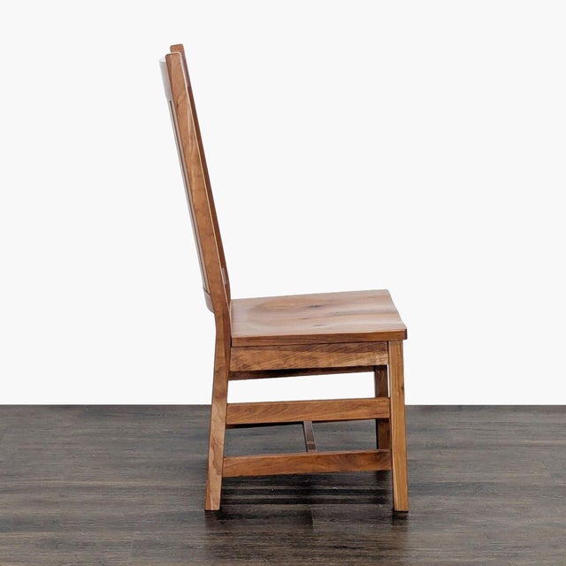 Amish Williamsburg Dining Chair in Rustic Cherry For Sale - Image 4 of 8