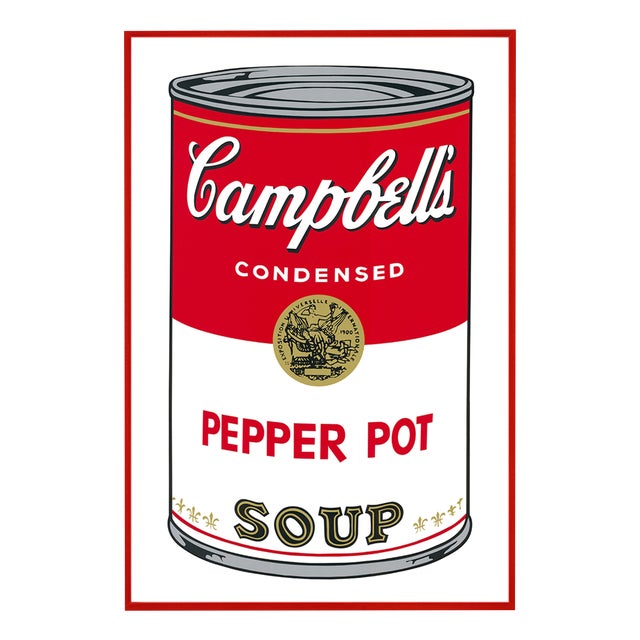 Sunday B. Morning after Andy Warhol, Campbell's Soup, Print For Sale