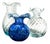 Blue Murano Glass Vases by Mariana Iskra, Set of 3 For Sale - Image 8 of 8